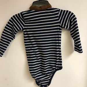 Blue and white shirt